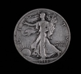 1918 WALKING LIBERTY SILVER HALF DOLLAR COIN