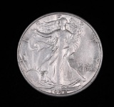 1942 D WALKING LIBERTY SILVER HALF DOLLAR COIN