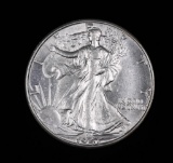 1947 D WALKING LIBERTY SILVER HALF DOLLAR COIN