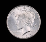 1925 PEACE SILVER DOLLAR COIN GEM BU UNC MS++