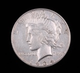 1934 S PEACE SILVER DOLLAR COIN
