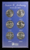 1979-1980 SUSAN B ANTHONY 6 UNC COIN SET