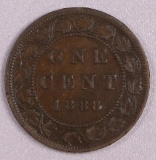 1888 CANADA LARGE CENT BRONZE COIN