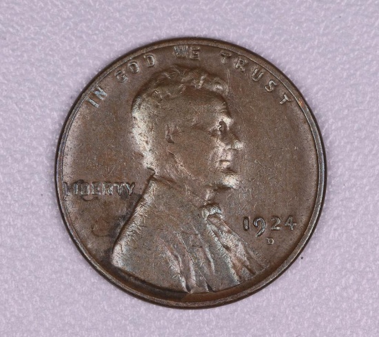1924 D WHEAT CENT PENNY COIN