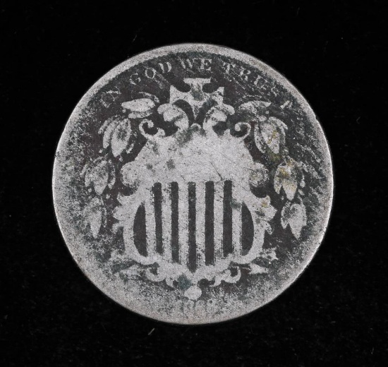 1868 SHIELD NICKEL US COIN