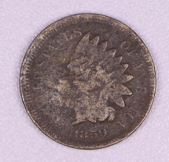 1859 INDIAN HEAD CENT PENNY COIN