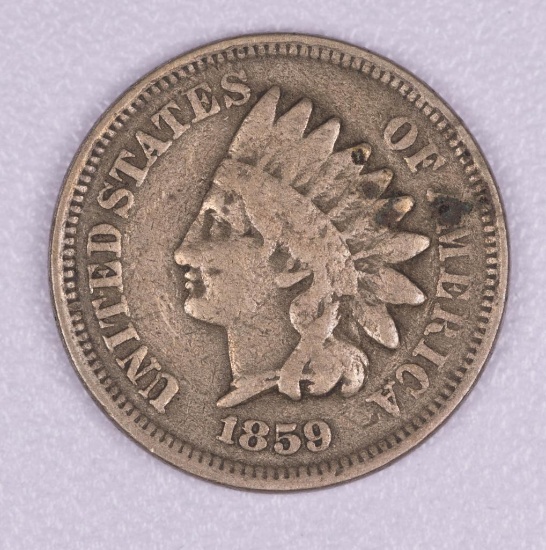 1859 INDIAN HEAD CENT PENNY COIN