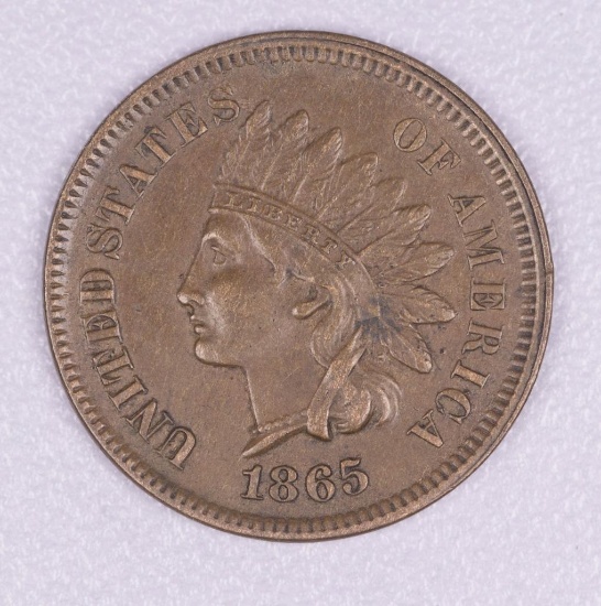 1865 INDIAN HEAD CENT PENNY COIN