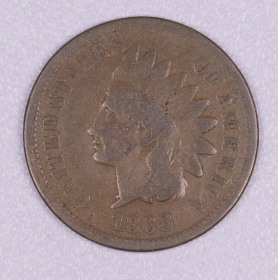 1868 INDIAN HEAD CENT PENNY COIN