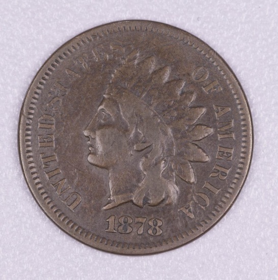 1878 INDIAN HEAD CENT PENNY COIN