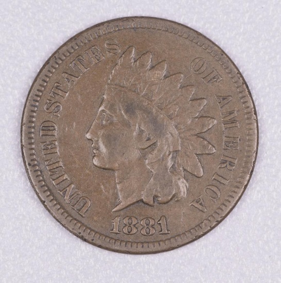 1881 INDIAN HEAD CENT PENNY COIN