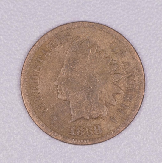 1868 INDIAN HEAD CENT PENNY COIN