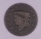 1819 CORONET HEAD US LARGE CENT COIN **SMALL DATE**