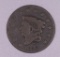 1822 CORONET HEAD US LARGE CENT COIN