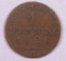 1828-A GERMAN STATES PRUSSIA PFENNIG COPPER COIN