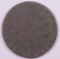 1788 GREAT BRITAIN 1/2 PENNY CONDER TOKEN: ANGLESEY MINES, DRUID SERIES