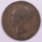 1845 GREAT BRITAIN PENNY COPPER COIN