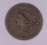 1838 CORONET HEAD US LARGE CENT COIN
