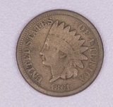 1861 INDIAN HEAD CENT PENNY COIN