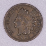 1894 INDIAN HEAD CENT PENNY COIN