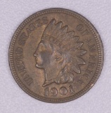1901 INDIAN HEAD CENT PENNY COIN