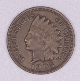 1905 INDIAN HEAD CENT PENNY COIN