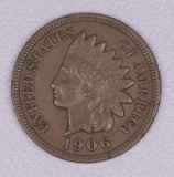 1906 INDIAN HEAD CENT PENNY COIN