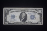 1934 $10 SILVER CERTIFICATE PAPER MONEY NOTE