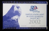 2002 U.S. MINT STATE QUARTERS PROOF SET