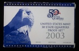 2003 U.S. MINT STATE QUARTERS PROOF SET