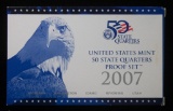 2007 U.S. MINT STATE QUARTERS PROOF SET