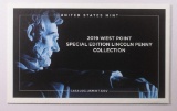 2019 WEST POINT SPECIAL EDITION LINCOLN PENNY IN ENVELOPE
