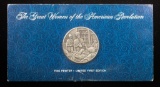 THE GREAT WOMEN OF THE AMERICAN REVOLUTION PEWTER FIRST EDITION MEDAL