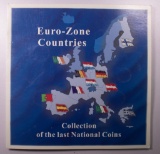 EURO-ZONE COUNTRIES COLLECTION OF THE LAST NATIONAL COINS, 12 COIN SET