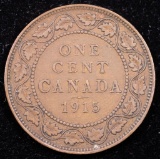 1915 CANADA LARGE CENT BRONZE COIN