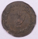 1790'S GREAT BRITAIN 1/2 PENNY CONDER TOKEN: MIDDLESEX SPENCE'S ODDFELLOW