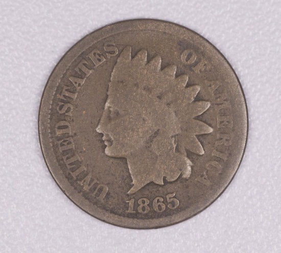 1865 INDIAN HEAD CENT PENNY COIN
