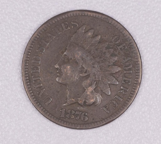 1876 INDIAN HEAD CENT PENNY COIN