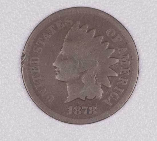 1878 INDIAN HEAD CENT PENNY COIN