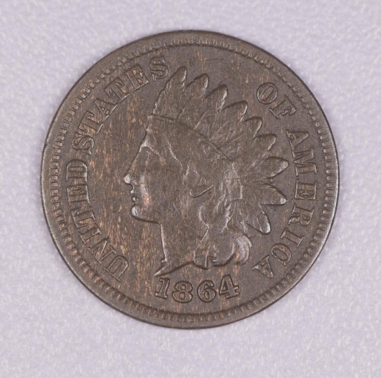 1864 L INDIAN HEAD CENT PENNY COIN