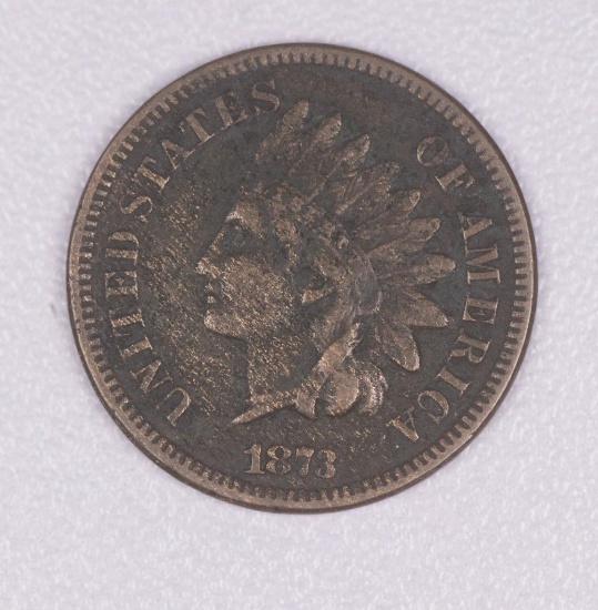 1873 INDIAN HEAD CENT PENNY COIN