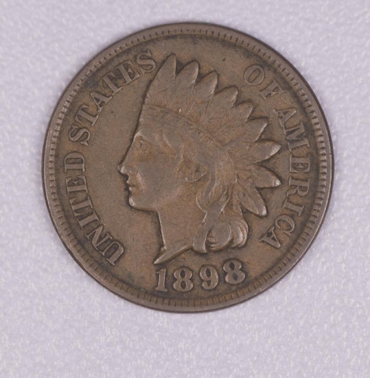 1898 INDIAN HEAD CENT PENNY COIN