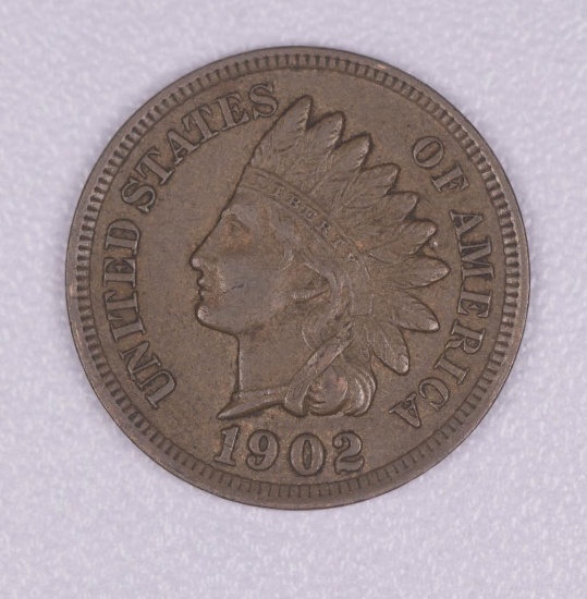 1902 INDIAN HEAD CENT PENNY COIN