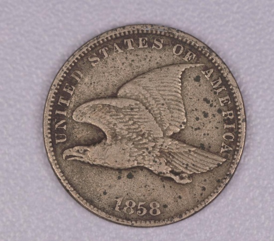 1858 FLYING EAGLE CENT PENNY COIN **SMALL LETTERS**