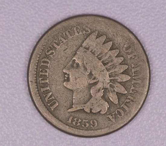 1859 INDIAN HEAD CENT PENNY COIN