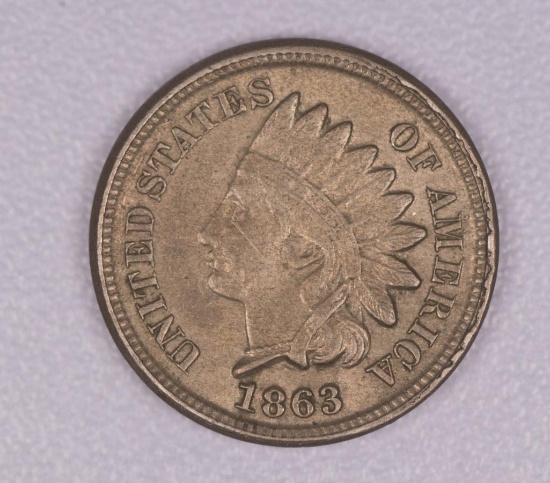 1863 INDIAN HEAD CENT PENNY COIN