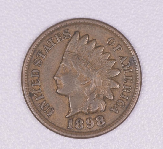 1898 INDIAN HEAD CENT PENNY COIN