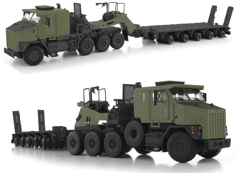 Oshkosh HET M1070 Heavy Equipment Transporter with M1000