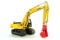 Komatsu PC200 Power Shovel w/Grapple - 1:43