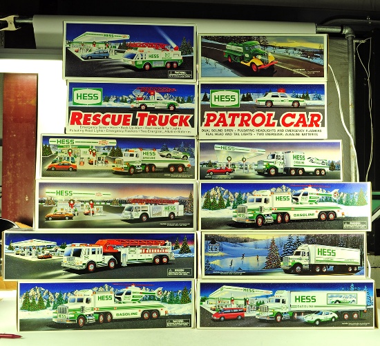 Hess Truck Collection - 12 Vehicles